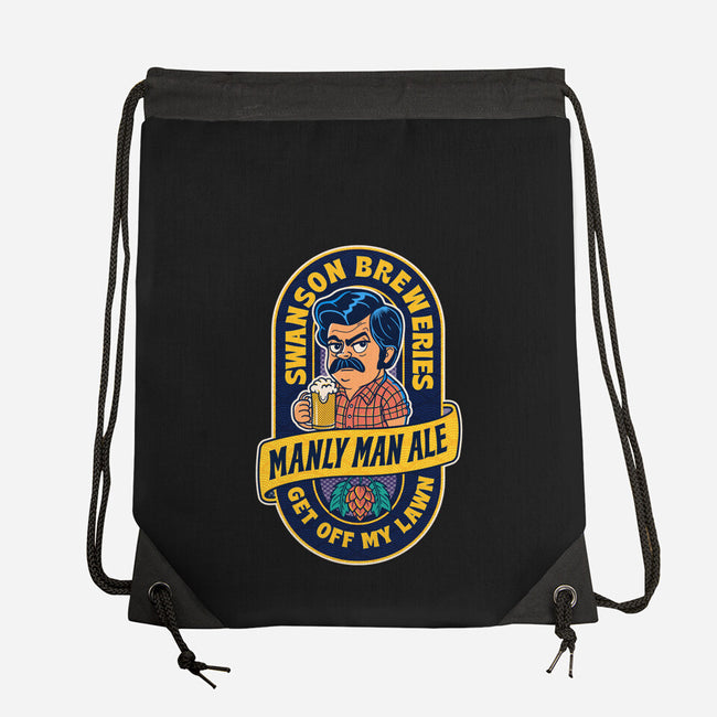 Manly Man Ale-None-Drawstring-Bag-P1yu5h