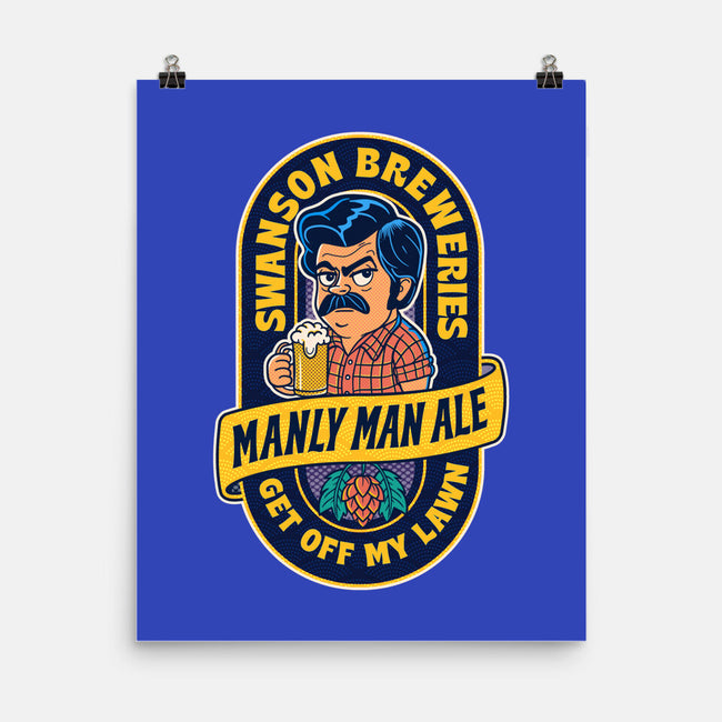 Manly Man Ale-None-Matte-Poster-P1yu5h