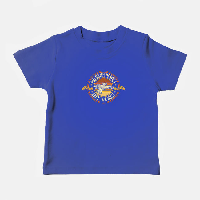 Big Damn Retro Heroes-Baby-Basic-Tee-retrodivision