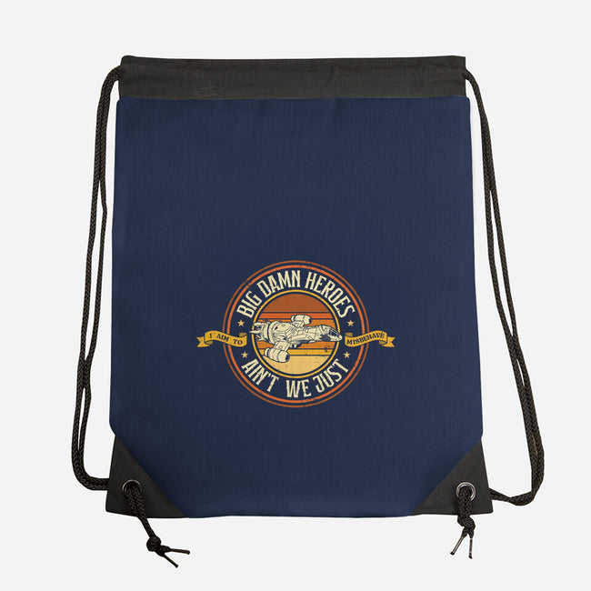 Big Damn Retro Heroes-None-Drawstring-Bag-retrodivision