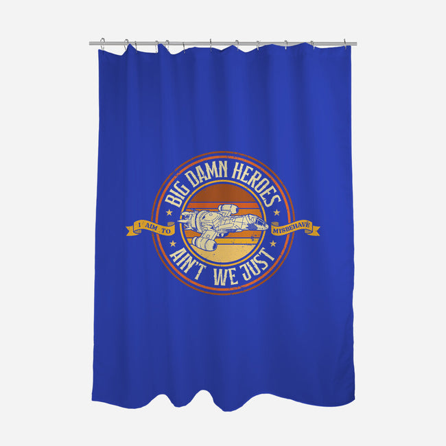 Big Damn Retro Heroes-None-Polyester-Shower Curtain-retrodivision