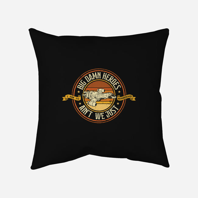 Big Damn Retro Heroes-None-Removable Cover w Insert-Throw Pillow-retrodivision