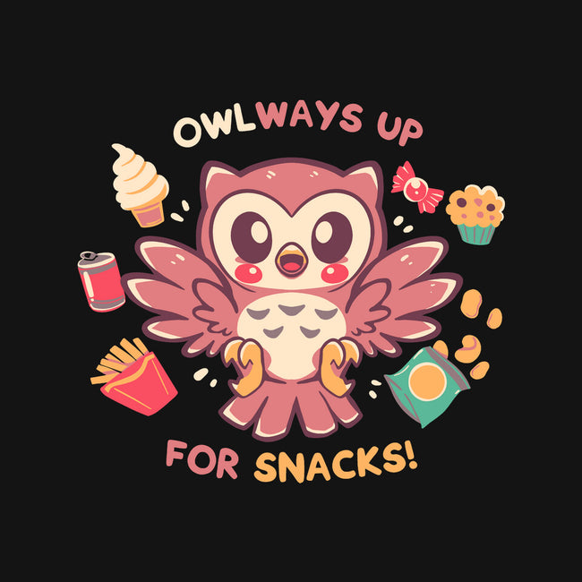 OWLways Up For Snacks-Youth-Basic-Tee-TechraNova