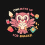 OWLways Up For Snacks-Youth-Basic-Tee-TechraNova