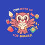 OWLways Up For Snacks-None-Stretched-Canvas-TechraNova