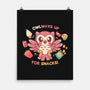 OWLways Up For Snacks-None-Matte-Poster-TechraNova