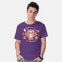 OWLways Up For Snacks-Mens-Basic-Tee-TechraNova