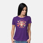 OWLways Up For Snacks-Womens-Basic-Tee-TechraNova