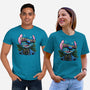 Tropical Visitor-Unisex-Basic-Tee-momma_gorilla