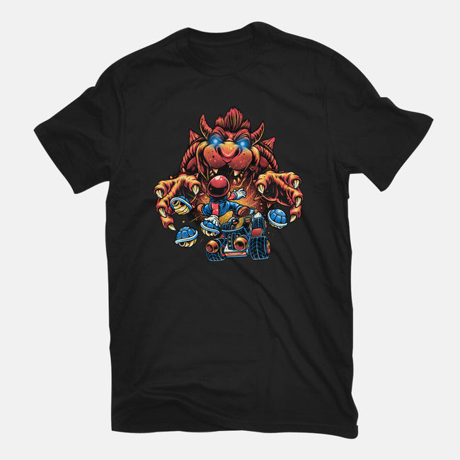 Against The Final Boss-Unisex-Basic-Tee-momma_gorilla