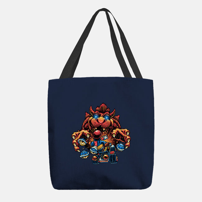 Against The Final Boss-None-Basic Tote-Bag-momma_gorilla