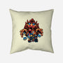 Against The Final Boss-None-Removable Cover w Insert-Throw Pillow-momma_gorilla