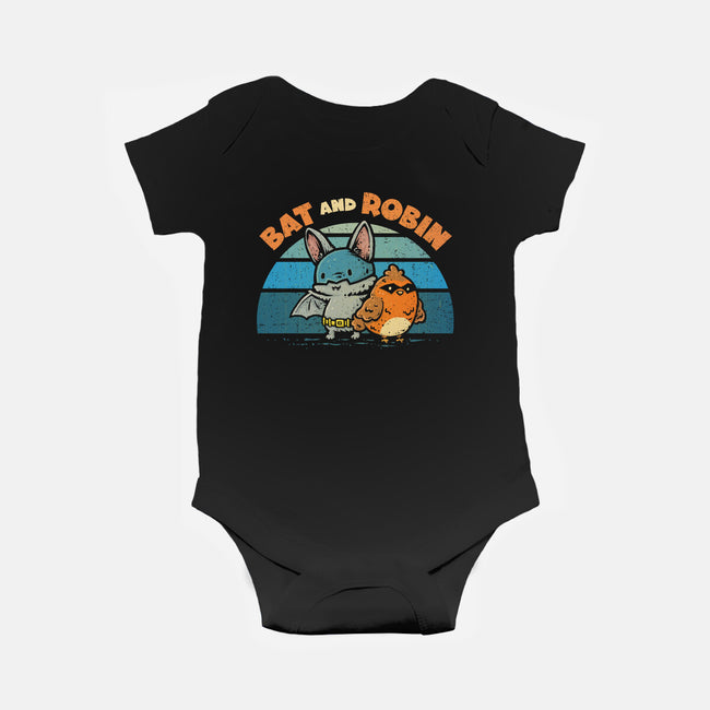 Bat And Robin-Baby-Basic-Onesie-kg07