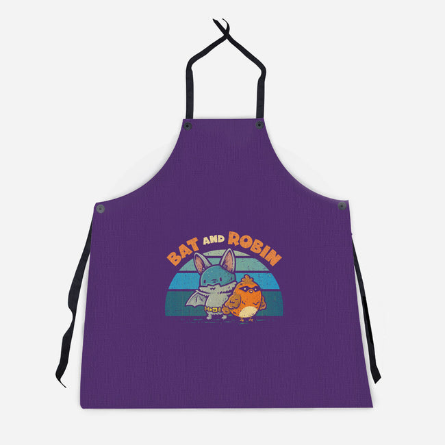 Bat And Robin-Unisex-Kitchen-Apron-kg07