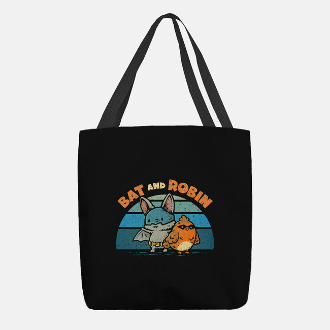 Bat And Robin-None-Basic Tote-Bag-kg07