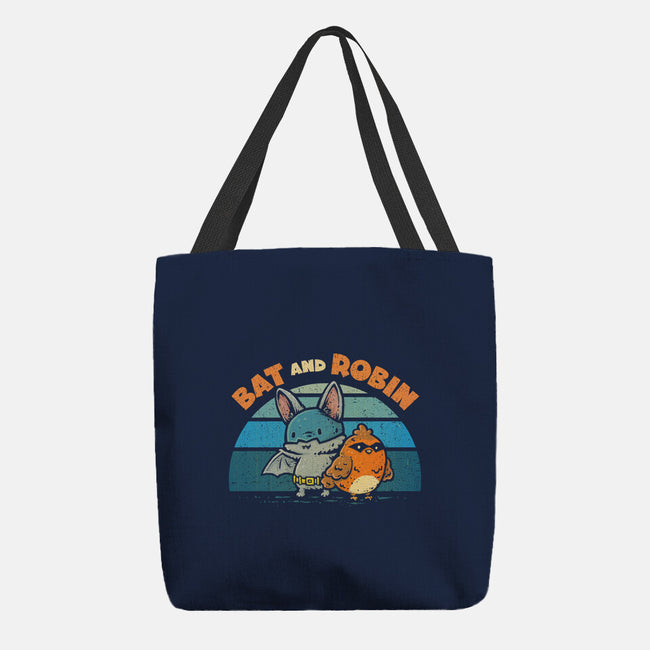 Bat And Robin-None-Basic Tote-Bag-kg07