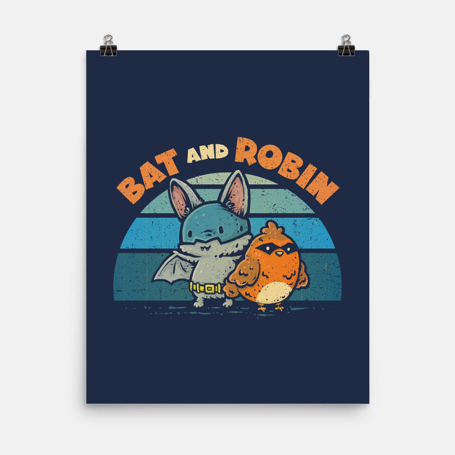 Bat And Robin-None-Matte-Poster-kg07