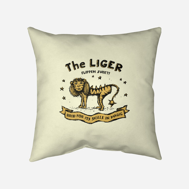 The Liger-None-Removable Cover w Insert-Throw Pillow-kg07