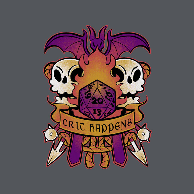 Crit Happens Sometimes-Womens-Fitted-Tee-FunkVampire