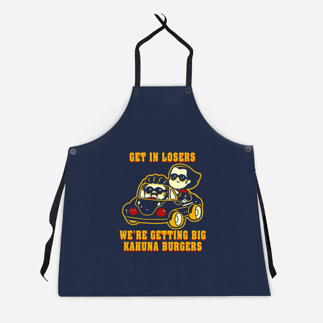 Burgers Fiction-Unisex-Kitchen-Apron-naomori