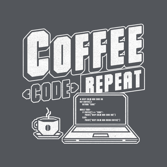 Coffee Code Repeat-Womens-Basic-Tee-Studio Mootant