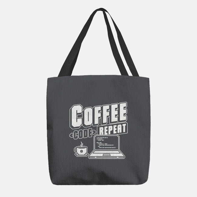 Coffee Code Repeat-None-Basic Tote-Bag-Studio Mootant