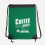 Coffee Code Repeat-None-Drawstring-Bag-Studio Mootant