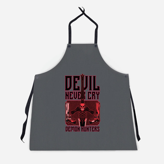 Devil Hunter Weapons-Unisex-Kitchen-Apron-Studio Mootant