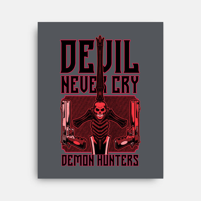 Devil Hunter Weapons-None-Stretched-Canvas-Studio Mootant