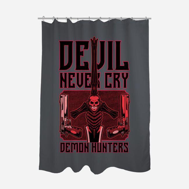 Devil Hunter Weapons-None-Polyester-Shower Curtain-Studio Mootant