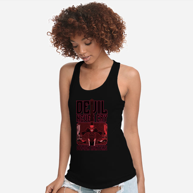 Devil Hunter Weapons-Womens-Racerback-Tank-Studio Mootant