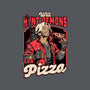 Devil Hunter Game Pizza-Womens-Basic-Tee-Studio Mootant