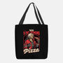 Devil Hunter Game Pizza-None-Basic Tote-Bag-Studio Mootant