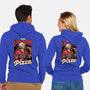 Devil Hunter Game Pizza-Unisex-Zip-Up-Sweatshirt-Studio Mootant