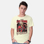 Devil Hunter Game Pizza-Mens-Basic-Tee-Studio Mootant