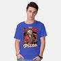 Devil Hunter Game Pizza-Mens-Basic-Tee-Studio Mootant