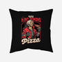 Devil Hunter Game Pizza-None-Removable Cover w Insert-Throw Pillow-Studio Mootant