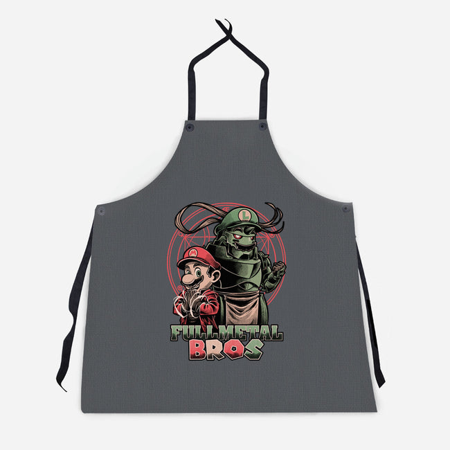 Anime Game Brothers-Unisex-Kitchen-Apron-Studio Mootant