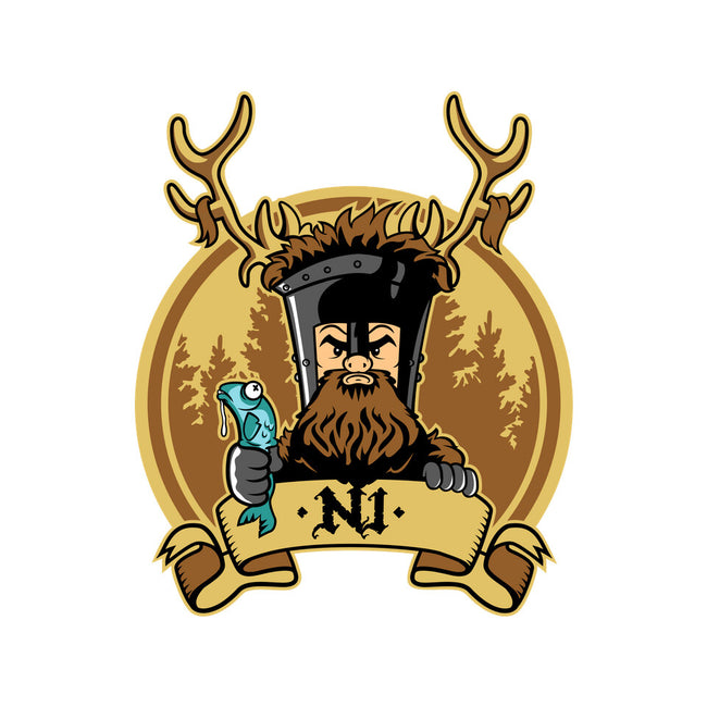 Ni Knight-None-Drawstring-Bag-demonigote