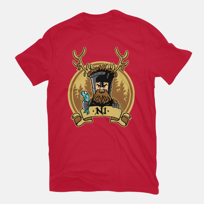 Ni Knight-Womens-Fitted-Tee-demonigote