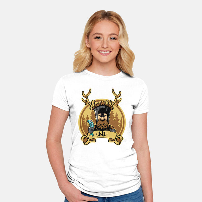 Ni Knight-Womens-Fitted-Tee-demonigote