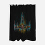 Neon X-Wing-None-Polyester-Shower Curtain-kharmazero