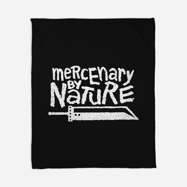 Mercenary By Nature-None-Fleece-Blanket-demonigote