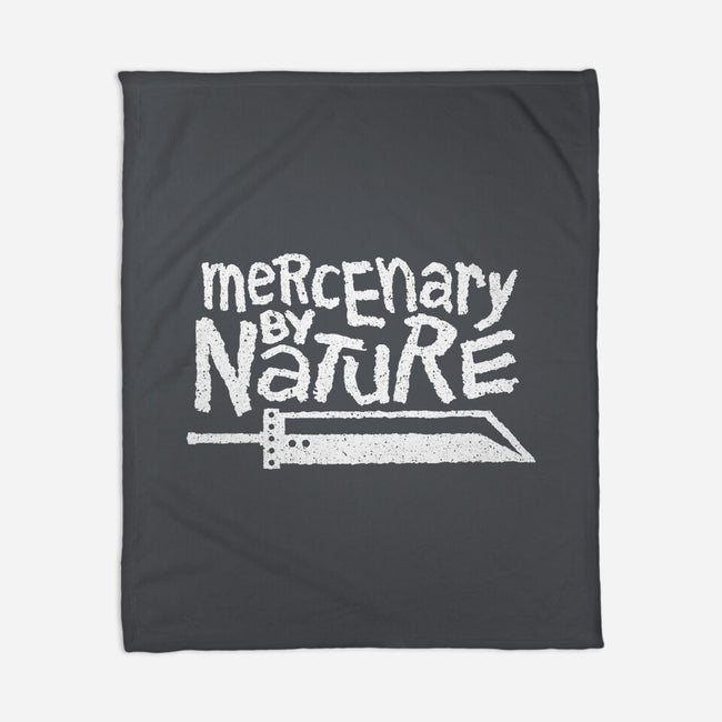 Mercenary By Nature-None-Fleece-Blanket-demonigote