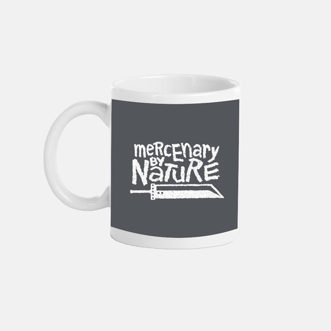 Mercenary By Nature-None-Mug-Drinkware-demonigote