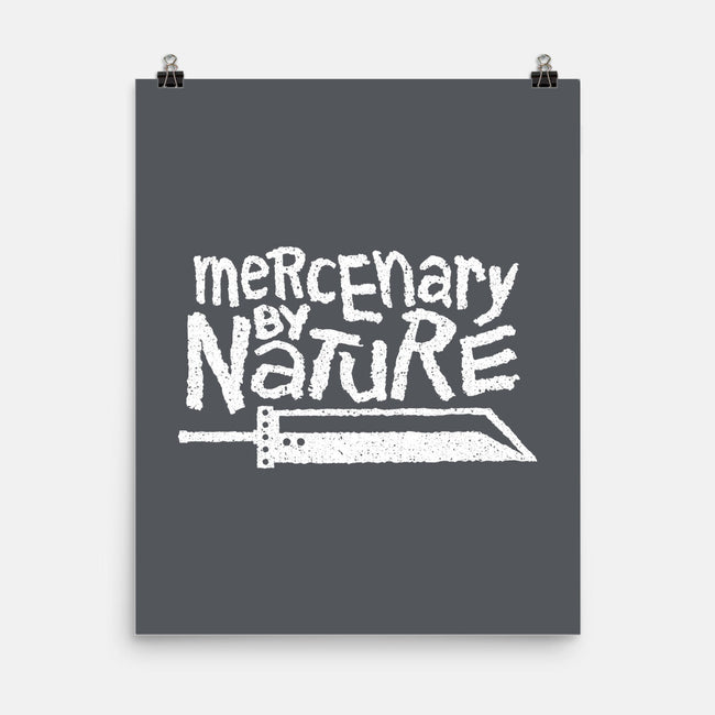 Mercenary By Nature-None-Matte-Poster-demonigote