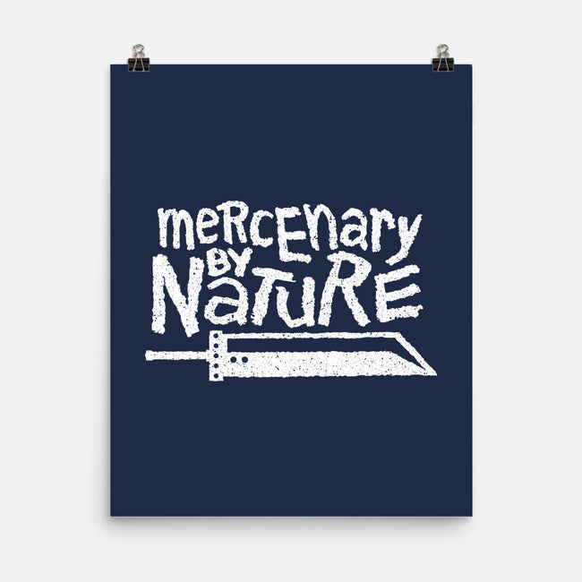 Mercenary By Nature-None-Matte-Poster-demonigote