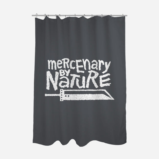 Mercenary By Nature-None-Polyester-Shower Curtain-demonigote