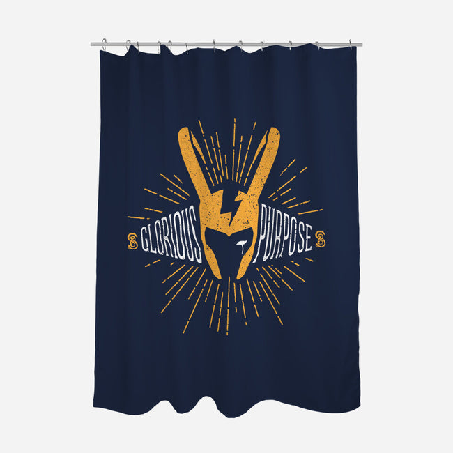 Glorious Purpose-None-Polyester-Shower Curtain-demonigote