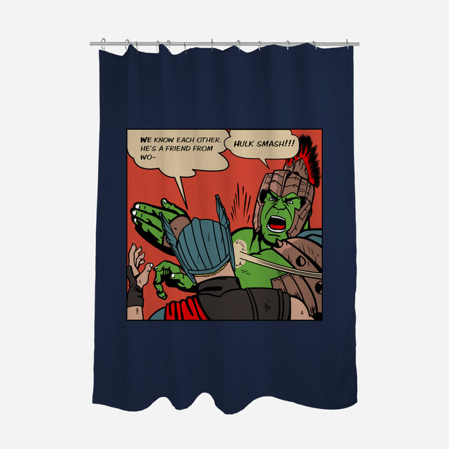 He's A Friend-None-Polyester-Shower Curtain-demonigote